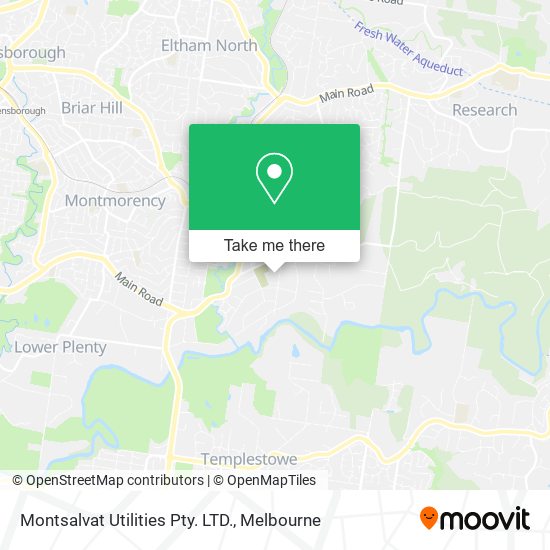 Montsalvat Utilities Pty. LTD. map
