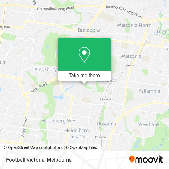 Football Victoria map