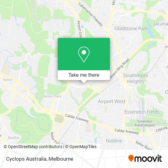 Cyclops Australia map