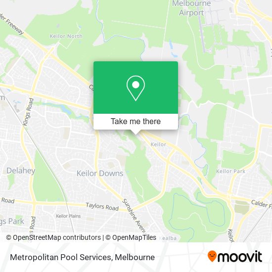 Metropolitan Pool Services map