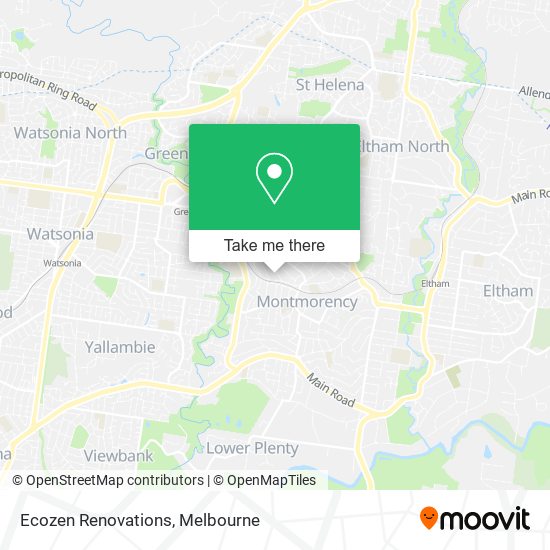 Ecozen Renovations map
