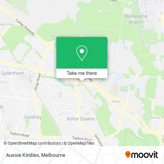 Aussie Kindies map