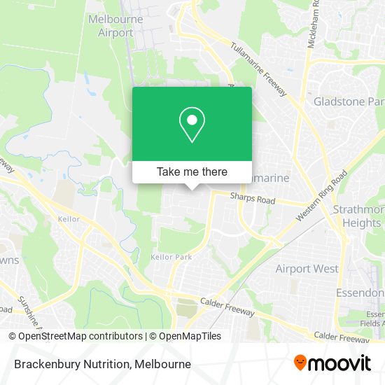 Brackenbury Nutrition map