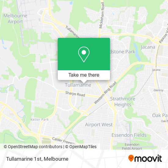 Tullamarine 1st map