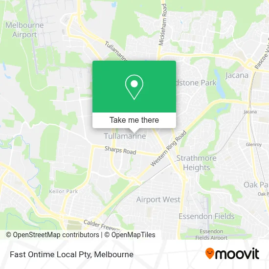 Mapa Fast Ontime Local Pty