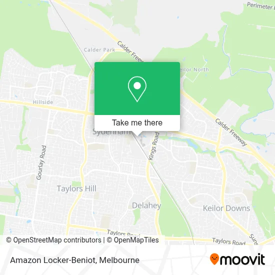Mapa Amazon Locker-Beniot