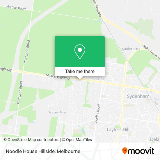 Noodle House Hillside map