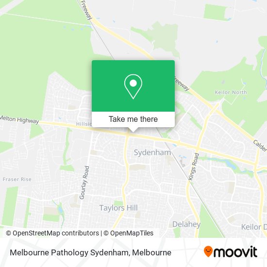Melbourne Pathology Sydenham map
