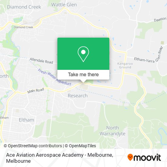 Ace Aviation Aerospace Academy - Melbourne map