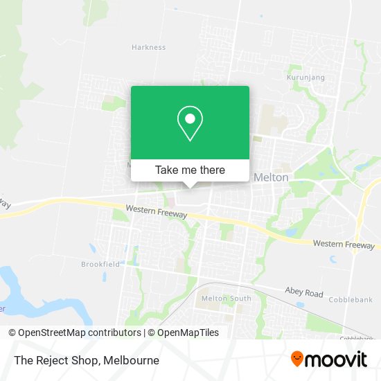 Mapa The Reject Shop