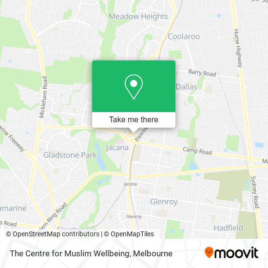 The Centre for Muslim Wellbeing map