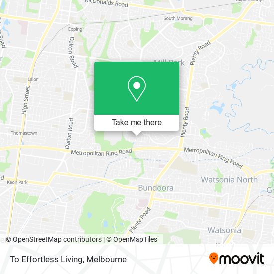 To Effortless Living map