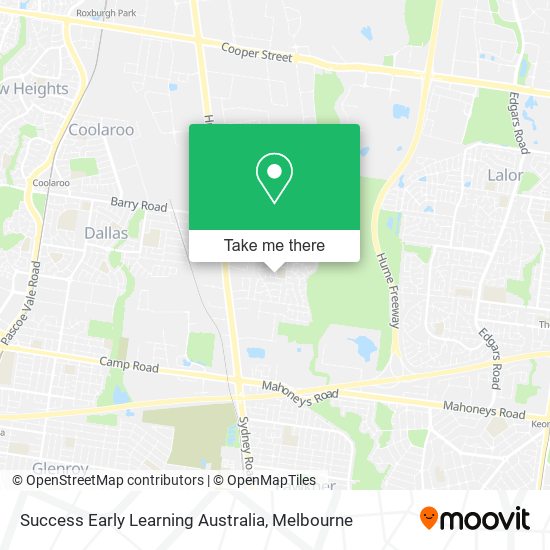 Success Early Learning Australia map