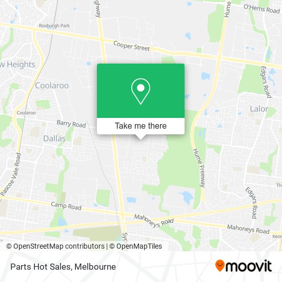 Parts Hot Sales map