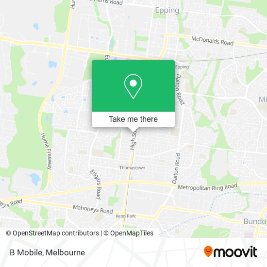 B Mobile map