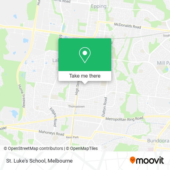 St. Luke's School map