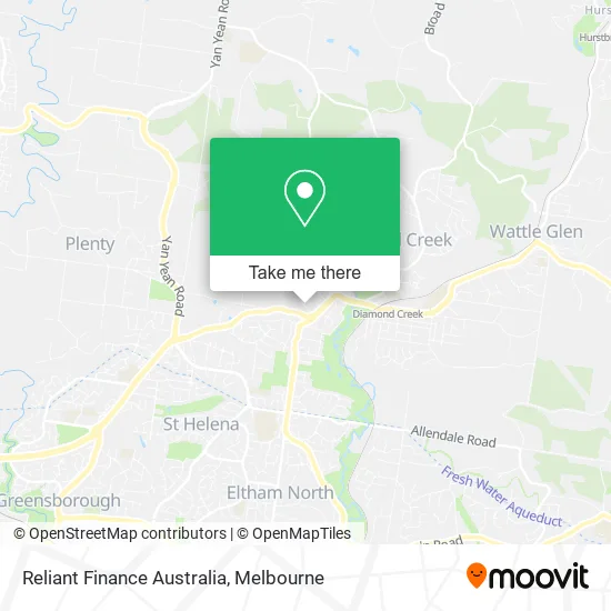 Reliant Finance Australia map