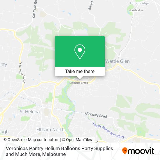Veronicas Pantry Helium Balloons Party Supplies and Much More map