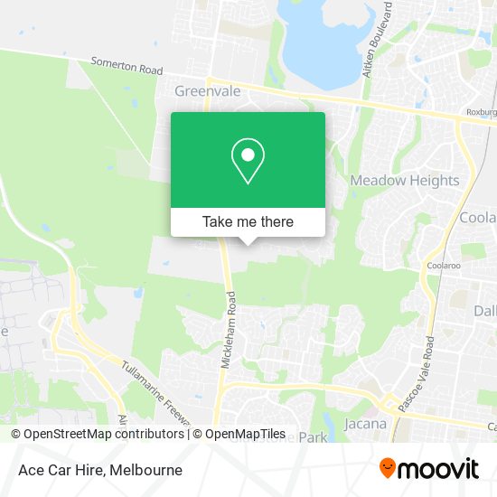 Ace Car Hire map