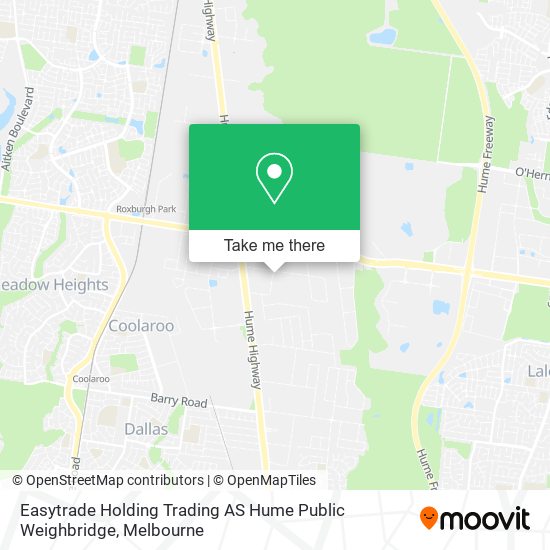 Easytrade Holding Trading AS Hume Public Weighbridge map