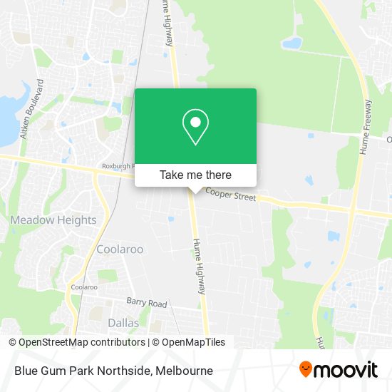 Blue Gum Park Northside map