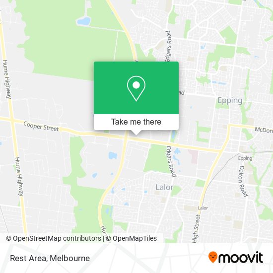 Rest Area map