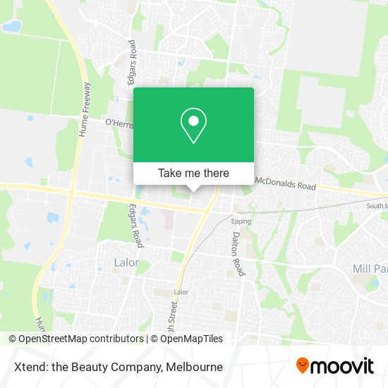 Xtend: the Beauty Company map