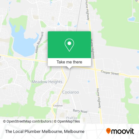 The Local Plumber Melbourne map