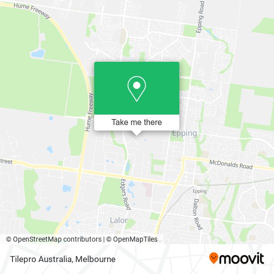 Mapa Tilepro Australia