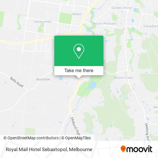 Royal Mail Hotel Sebastopol map