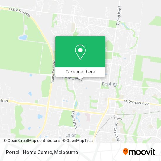 Portelli Home Centre map