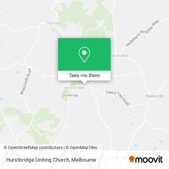 Mapa Hurstbridge Uniting Church