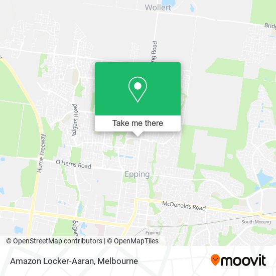 Amazon Locker-Aaran map