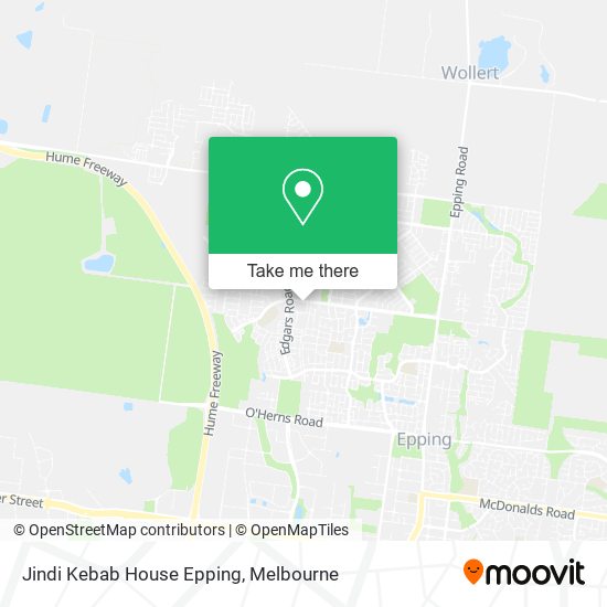 Jindi Kebab House Epping map