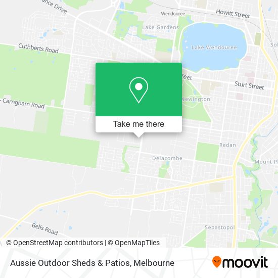 Aussie Outdoor Sheds & Patios map