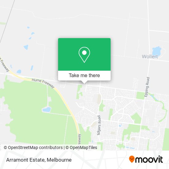 Arramont Estate map