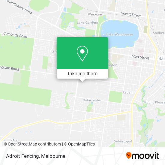 Adroit Fencing map