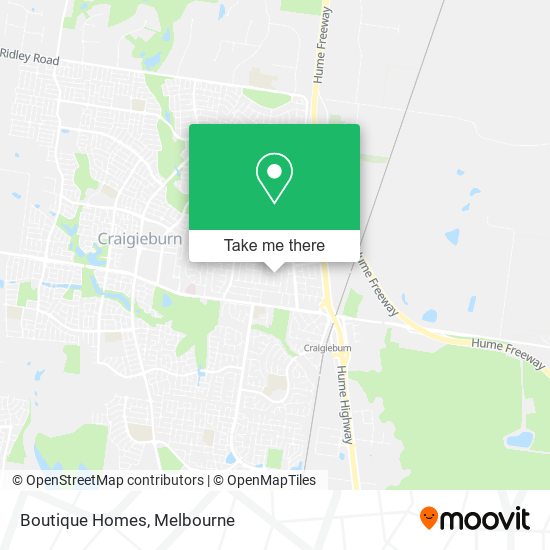 Boutique Homes map