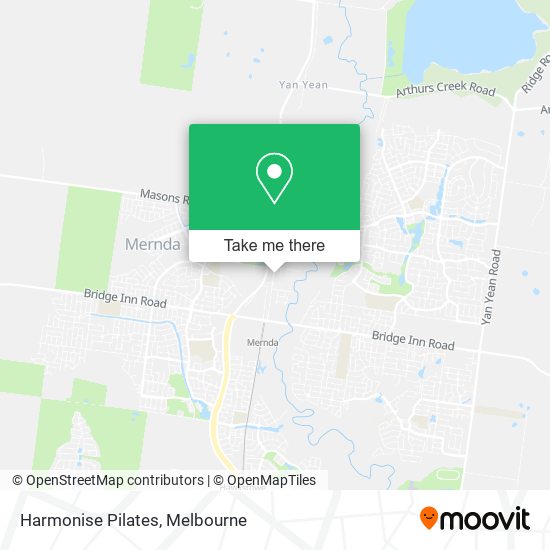 Harmonise Pilates map