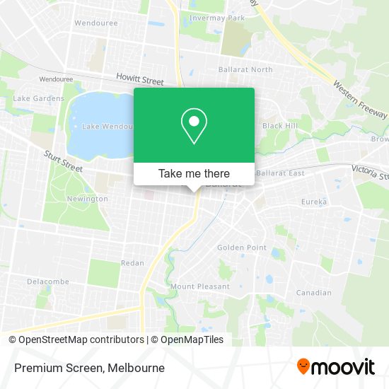 Premium Screen map