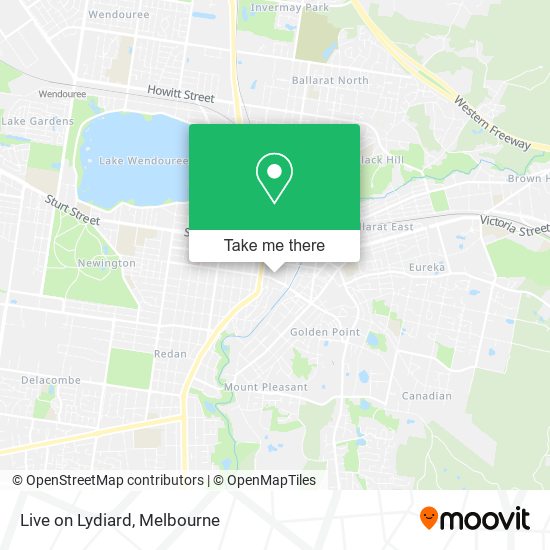 Live on Lydiard map