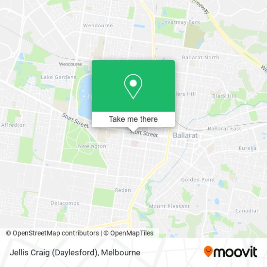 Jellis Craig (Daylesford) map