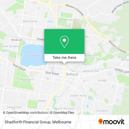 Shadforth Financial Group map