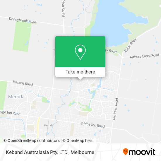 Keband Australasia Pty. LTD. map