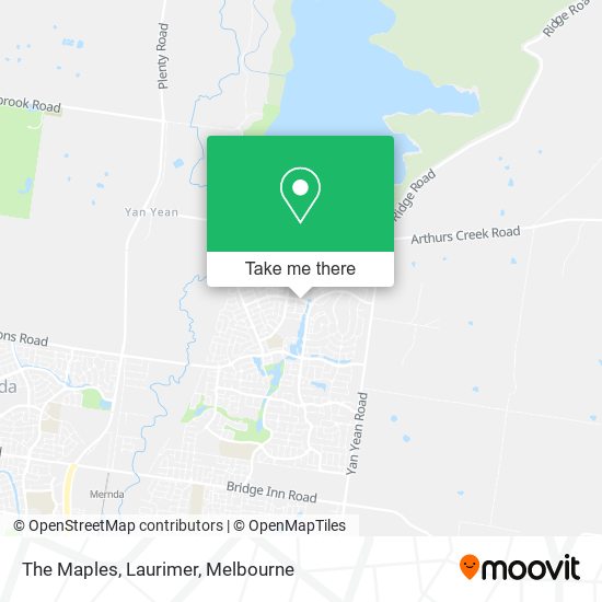 The Maples, Laurimer map