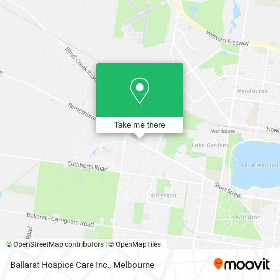 Ballarat Hospice Care Inc. map