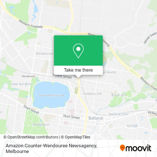 Amazon Counter-Wendouree Newsagency map