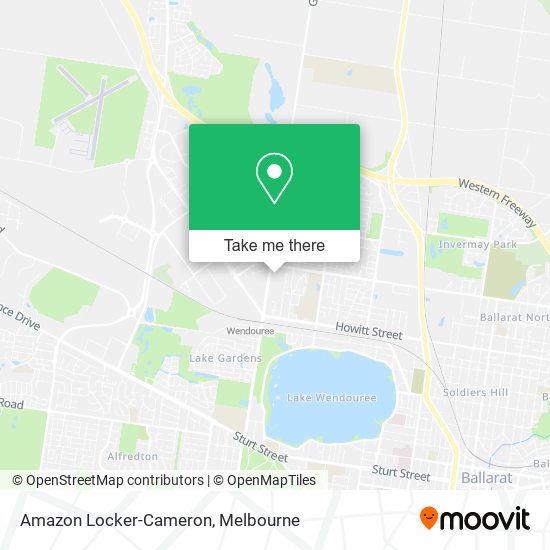 Amazon Locker-Cameron map