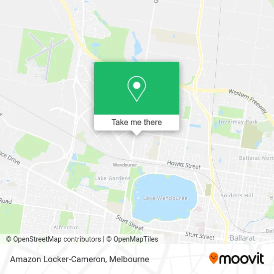 Mapa Amazon Locker-Cameron