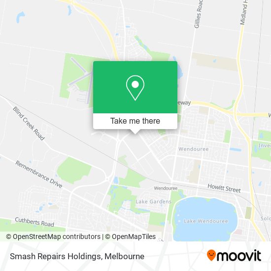 Smash Repairs Holdings map
